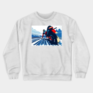 Motor racer speed demon Crewneck Sweatshirt